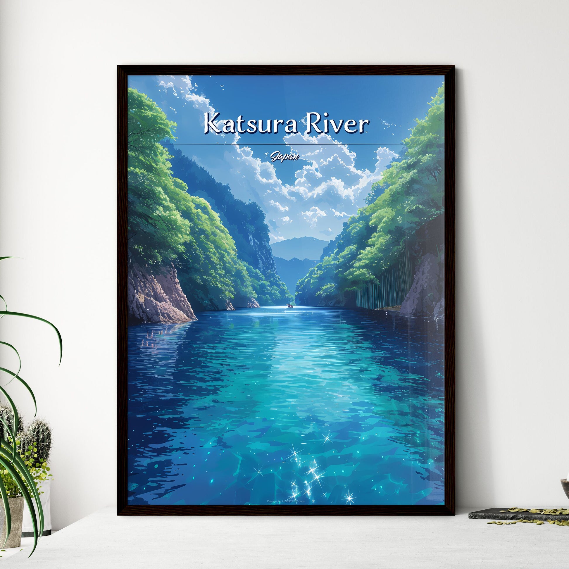 Katsura River - Framed Art Print