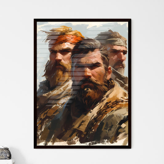 The mullahs - Art print of a group of men with beards Default Title