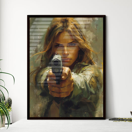 Pin up style - Framed Art Print