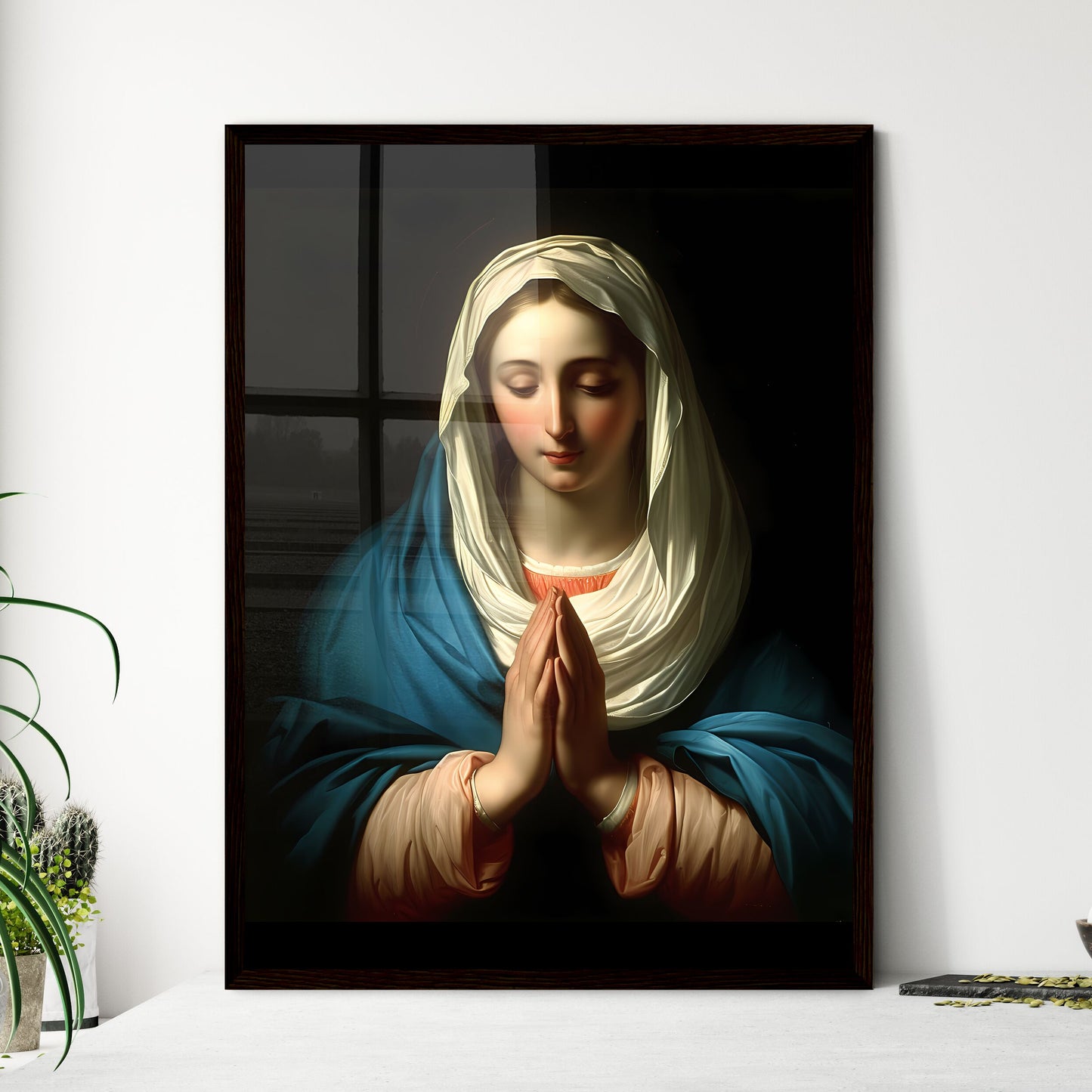 Holy Mary - Framed Art Print