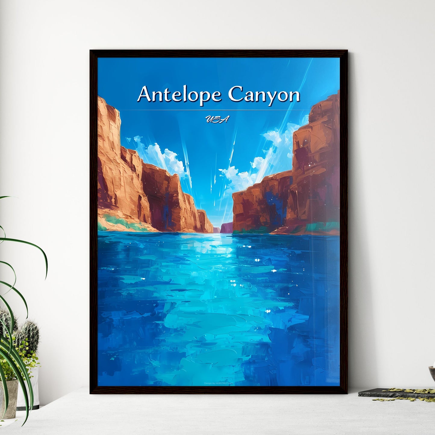 Antelope Canyon - Framed Art Print