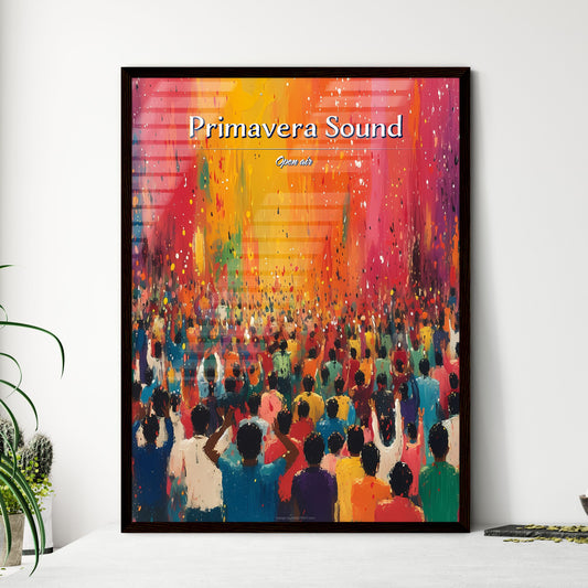 Primavera Sound - Art print of a group of people in a crowd Default Title
