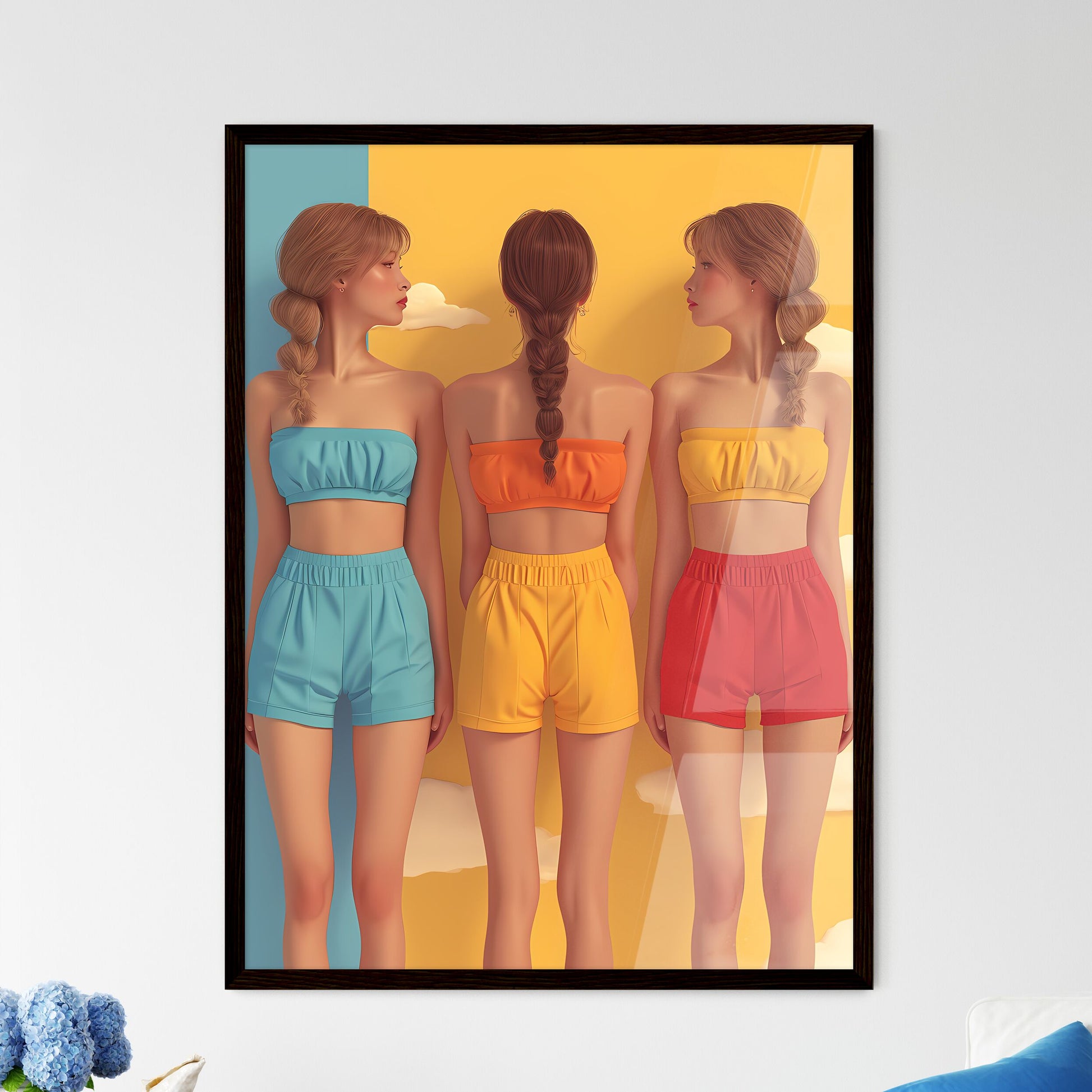 Posters and announcements design - Art print - Framed Art Print