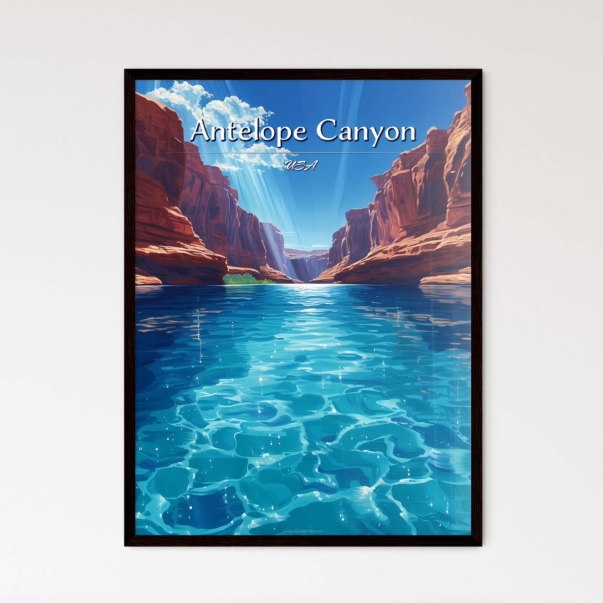 Antelope Canyon - Framed Art Print