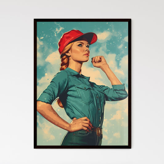 Illustration of International Labor Day - Ar - Framed Art Print