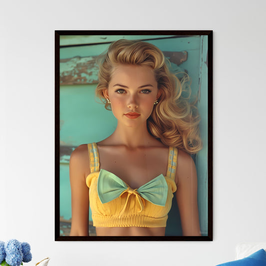 Pin up - Framed Art Print