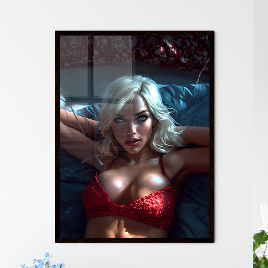 Pin up art TopEngineering Student from Cal T - Framed Art Print