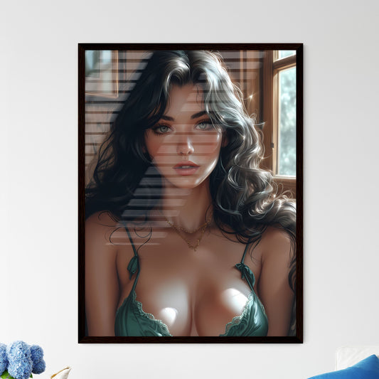 Pin up - Framed Art Print