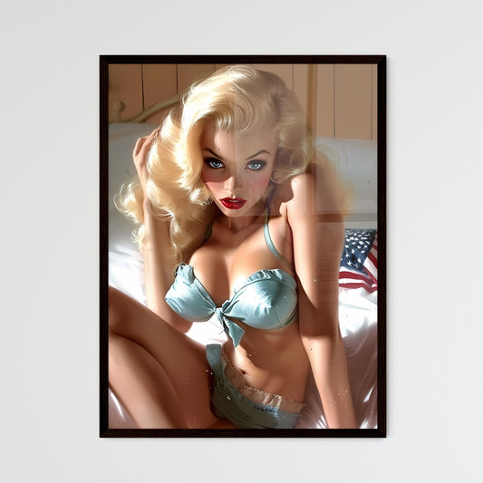 Pin up style - Framed Art Print
