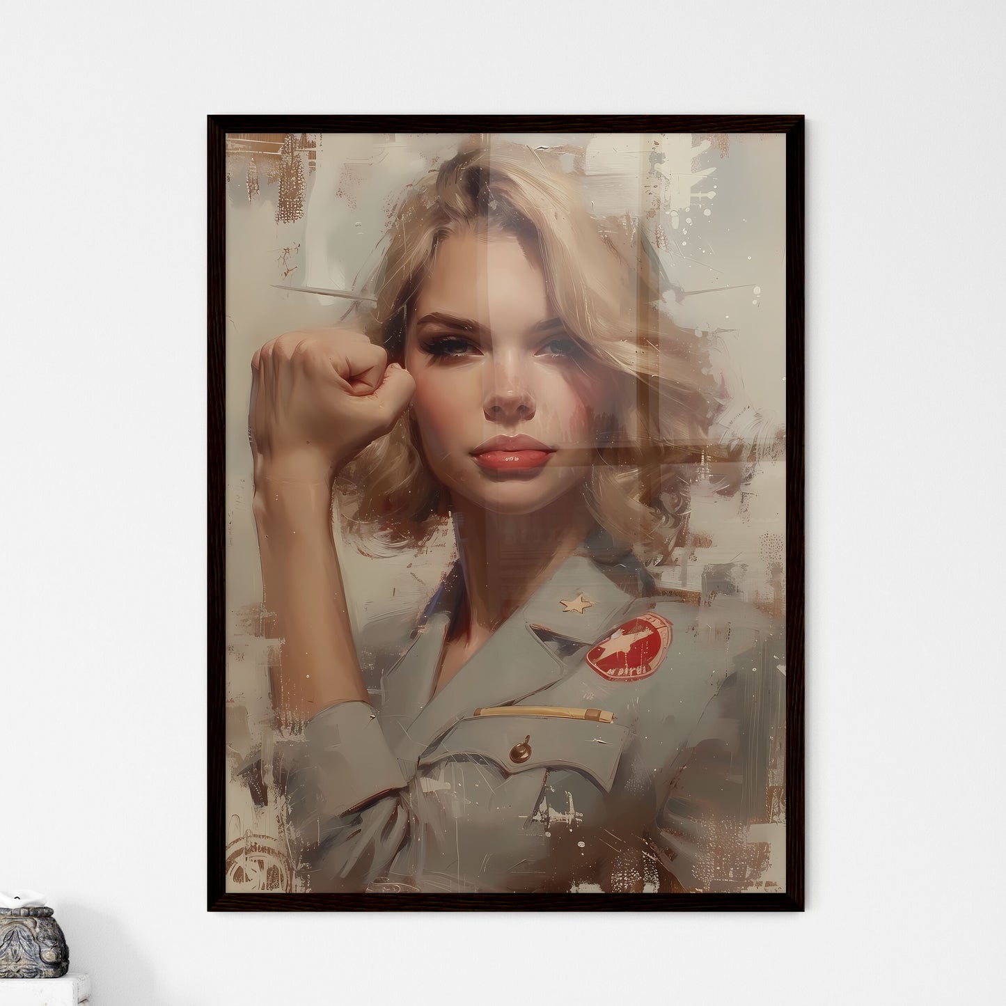 You can do it woman - Framed Art Print