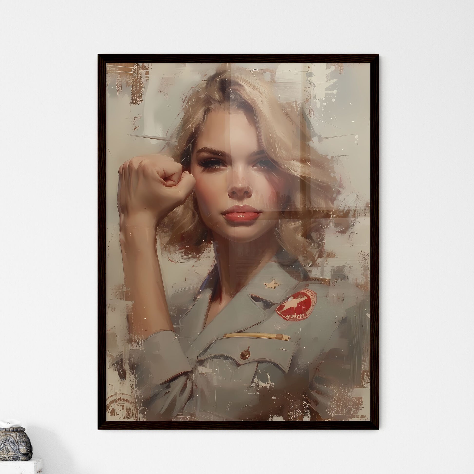 You can do it woman - Framed Art Print