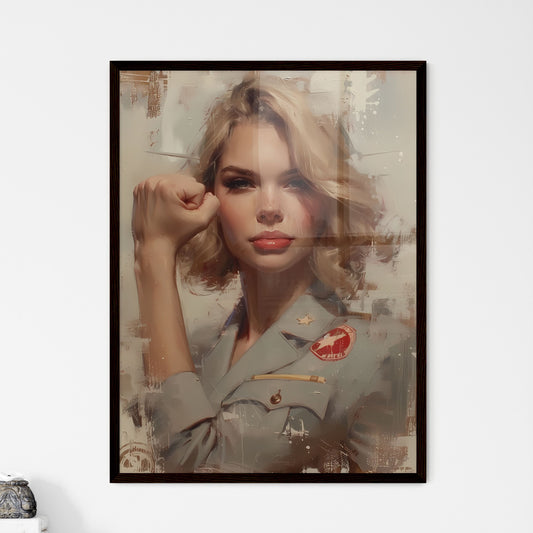 You can do it woman - Framed Art Print