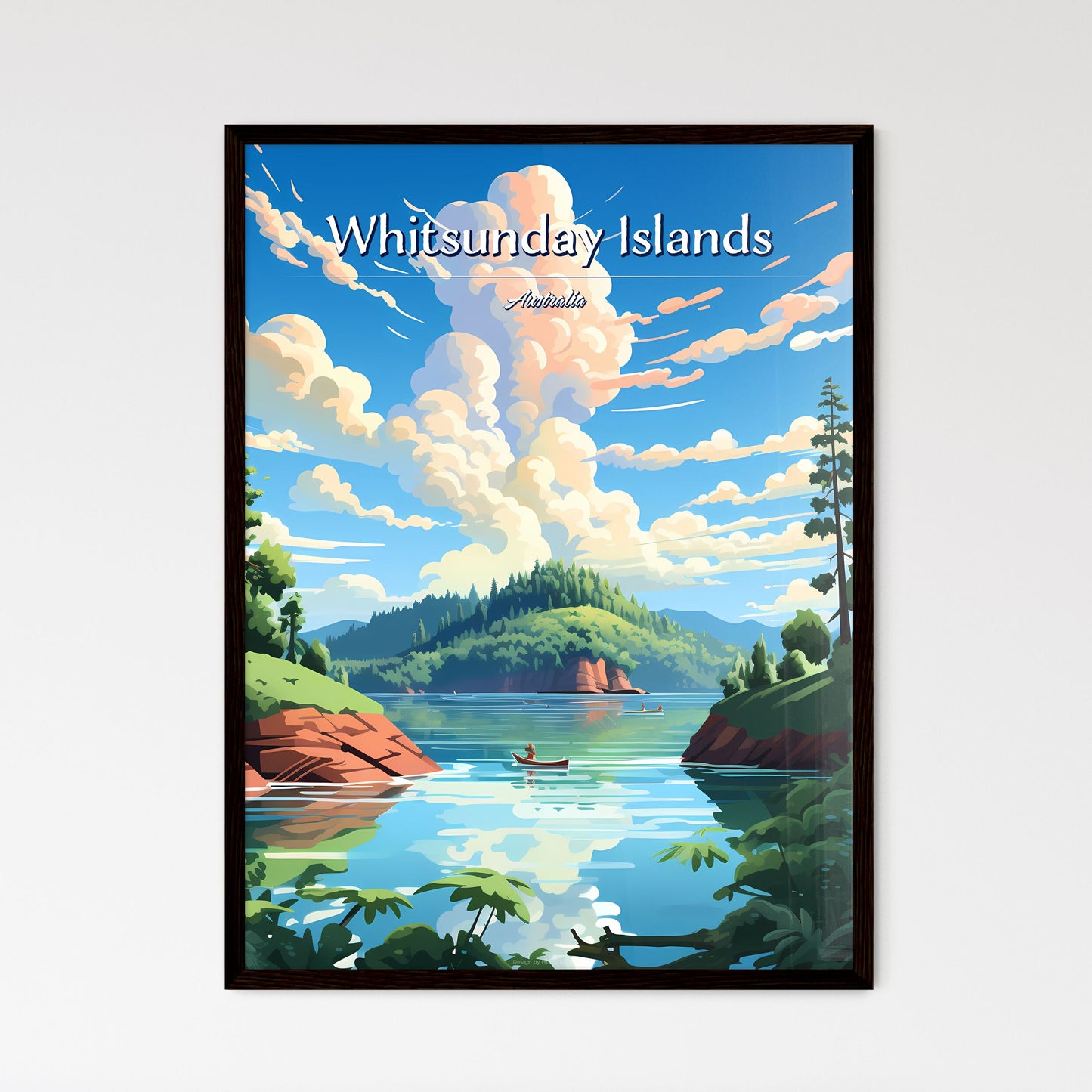 Whitsunday Islands - Framed Art Print