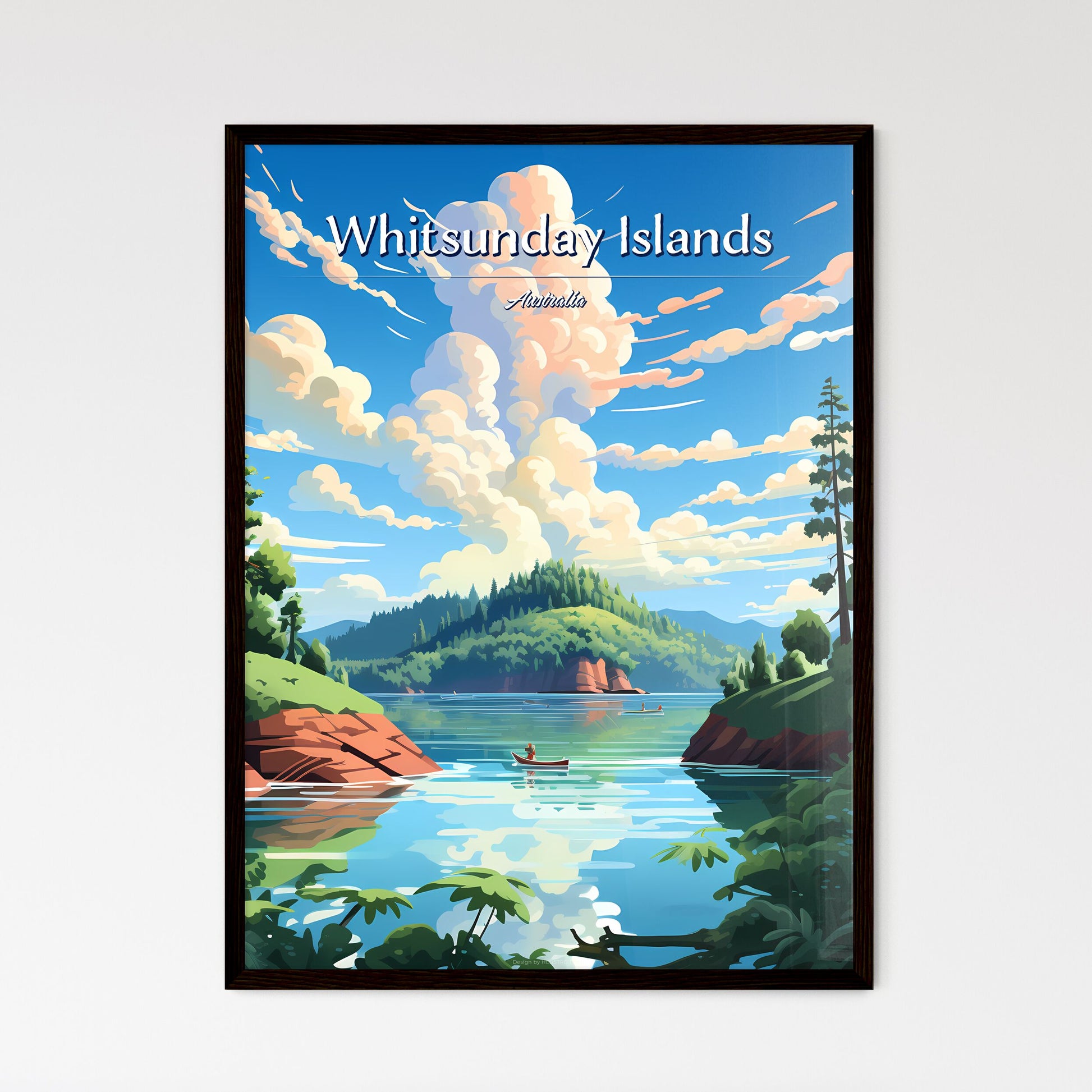 Whitsunday Islands - Framed Art Print