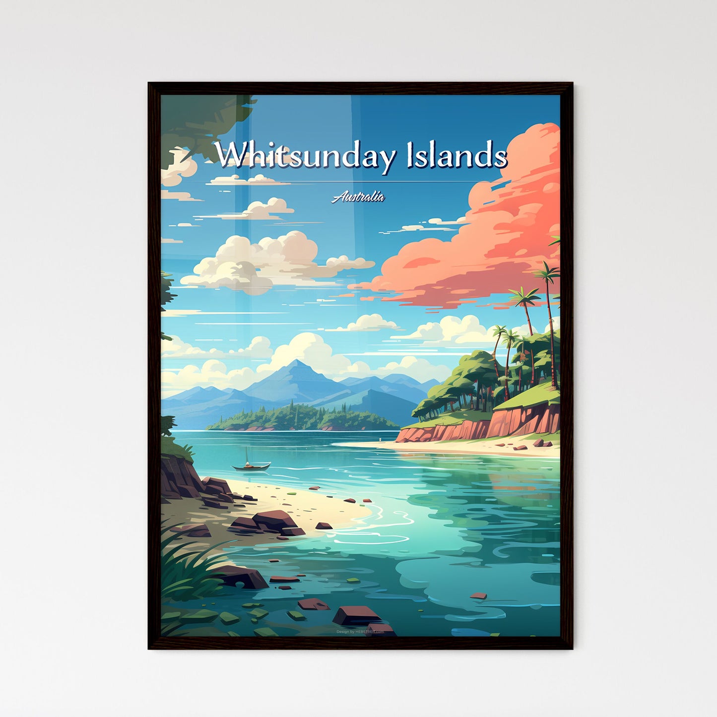 Whitsunday Islands - Framed Art Print