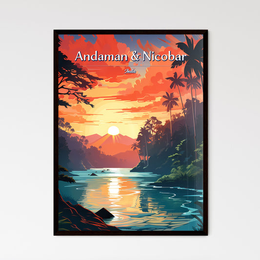 The Andaman & Nicobar Islands - Framed Art Print