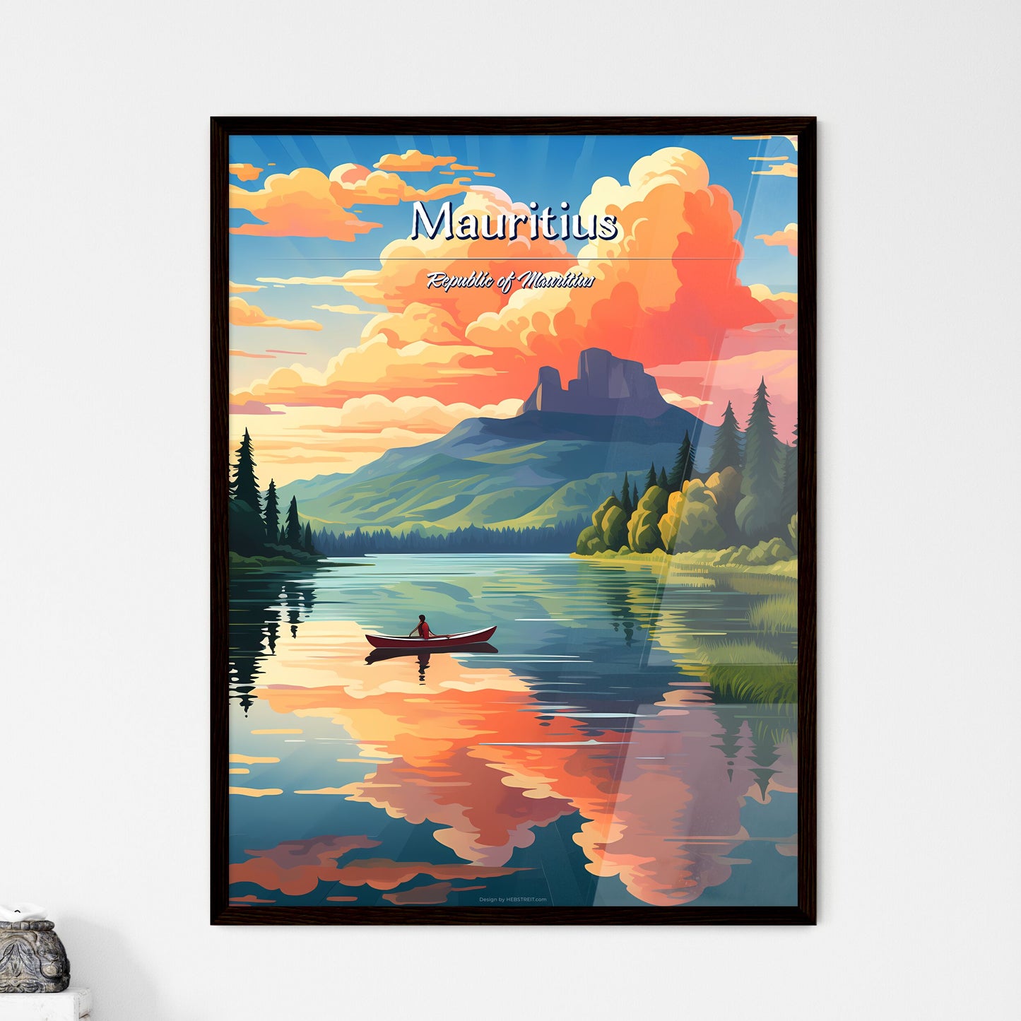 Mauritius - Framed Art Print