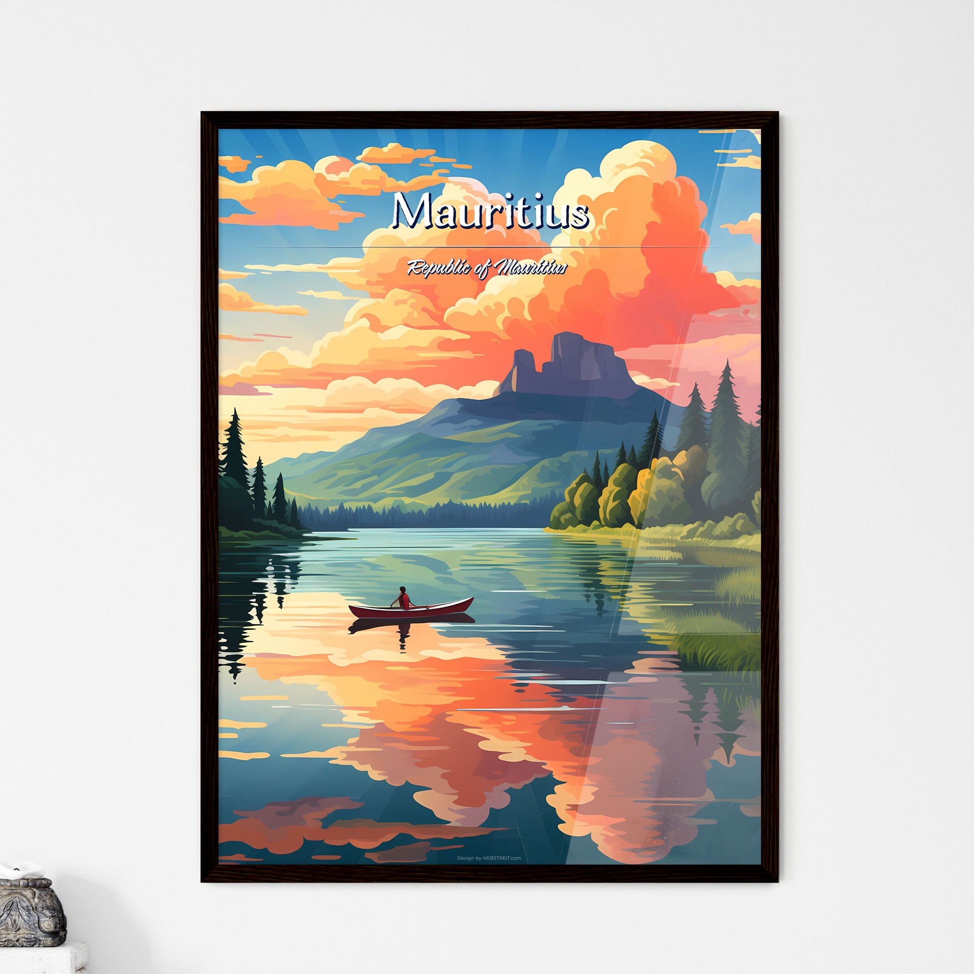 Mauritius - Framed Art Print