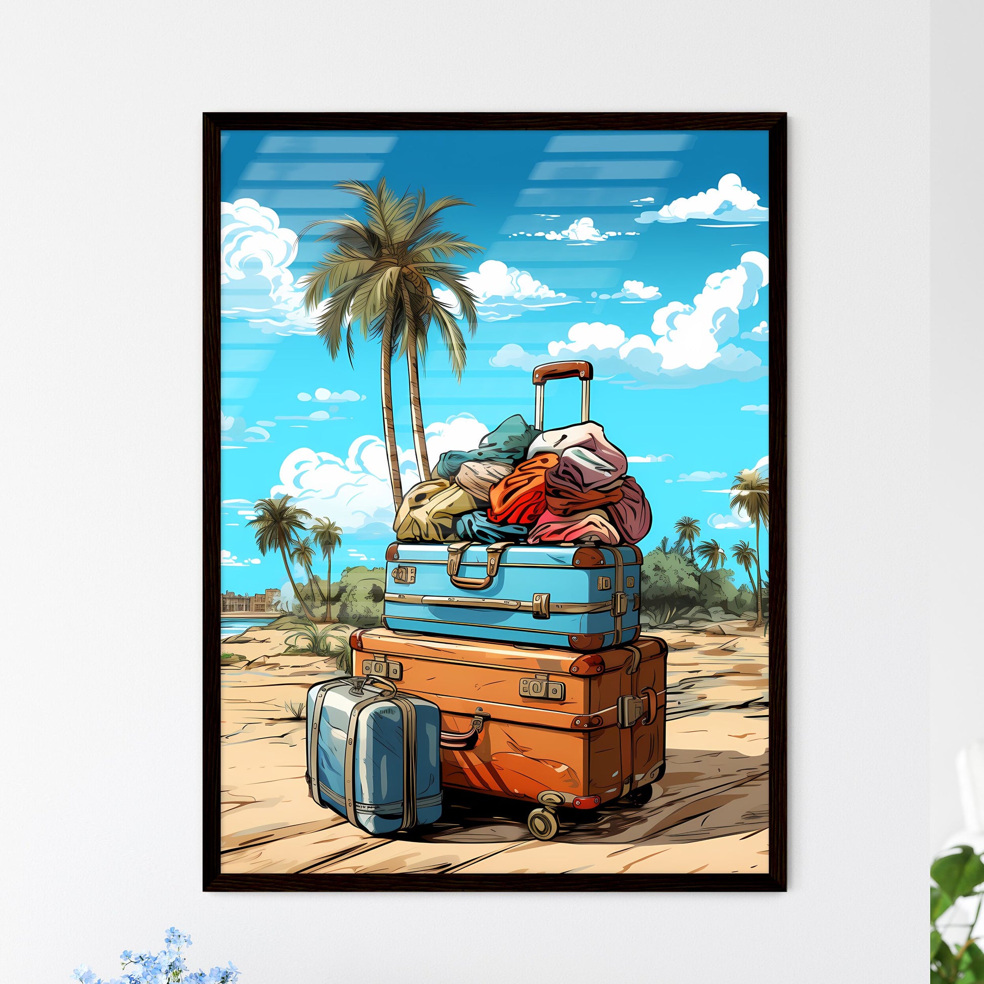 Buckle up - Framed Art Print