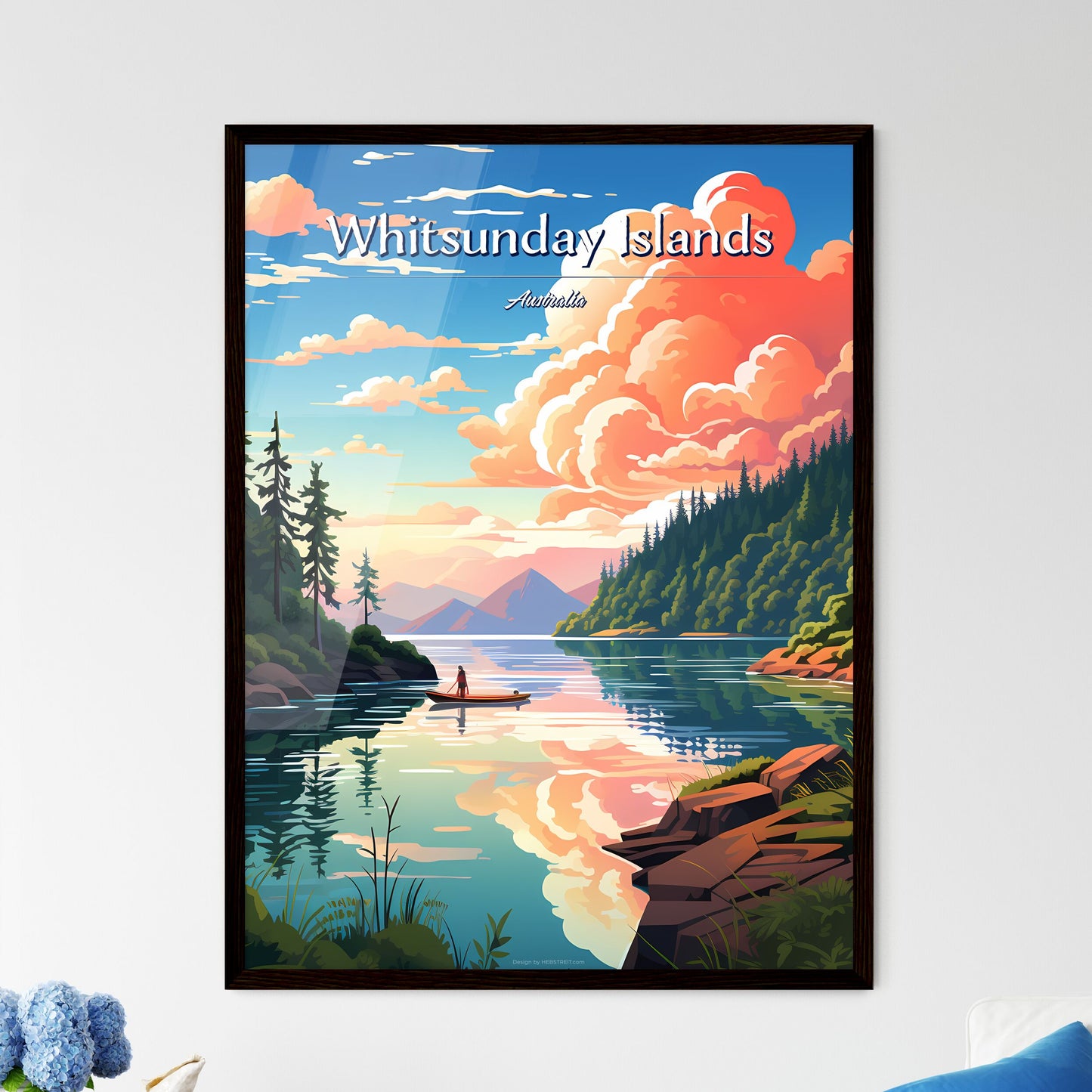 Whitsunday Islands - Framed Art Print