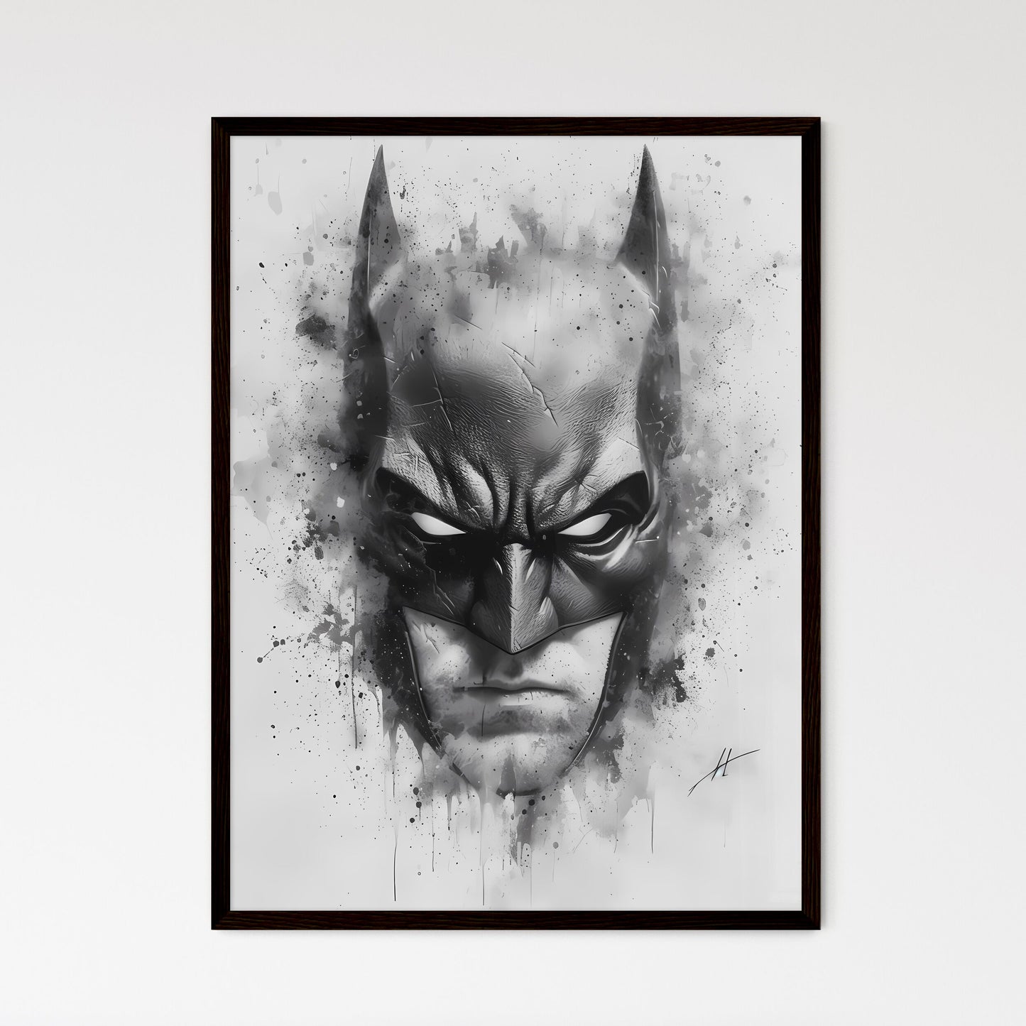 Black and white comic Wall Art