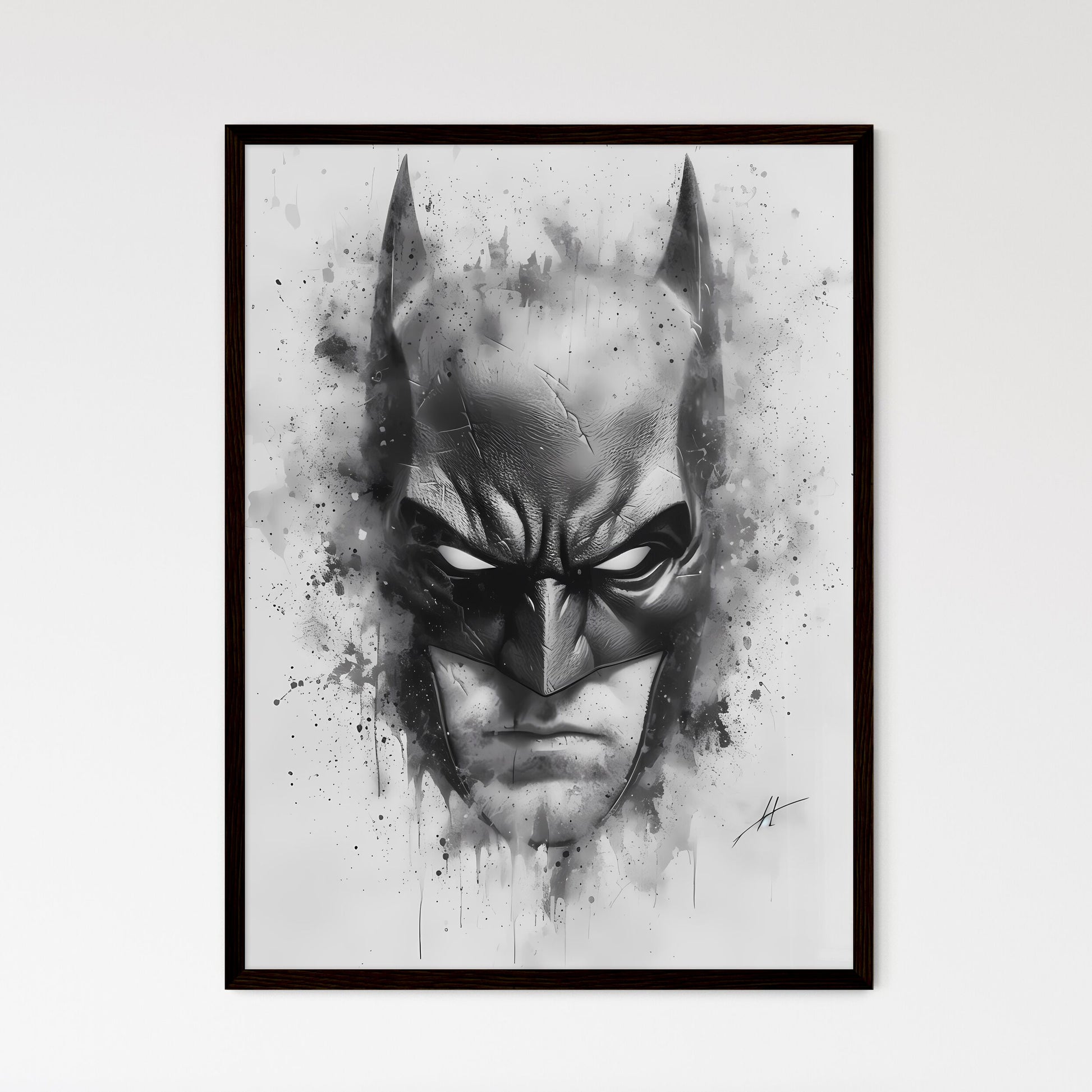 Black and white comic Wall Art