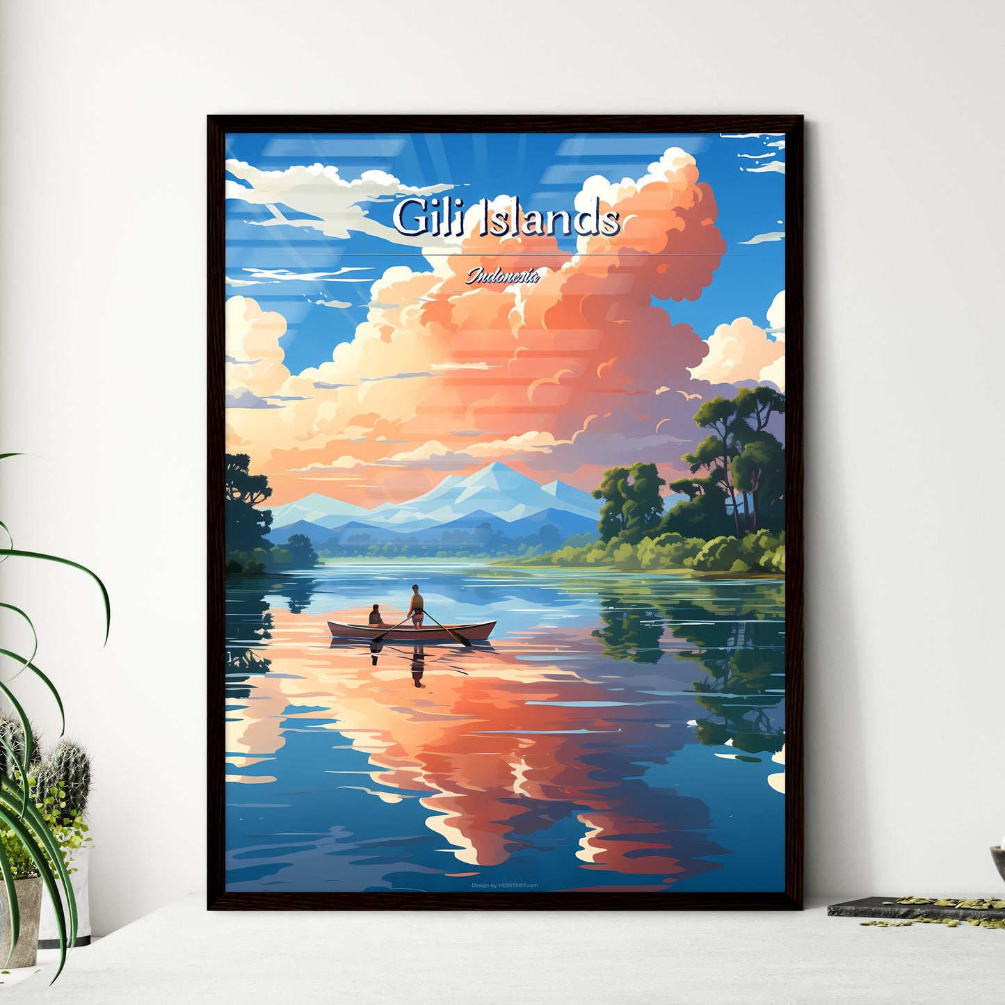 Gili Islands - Framed Art Print