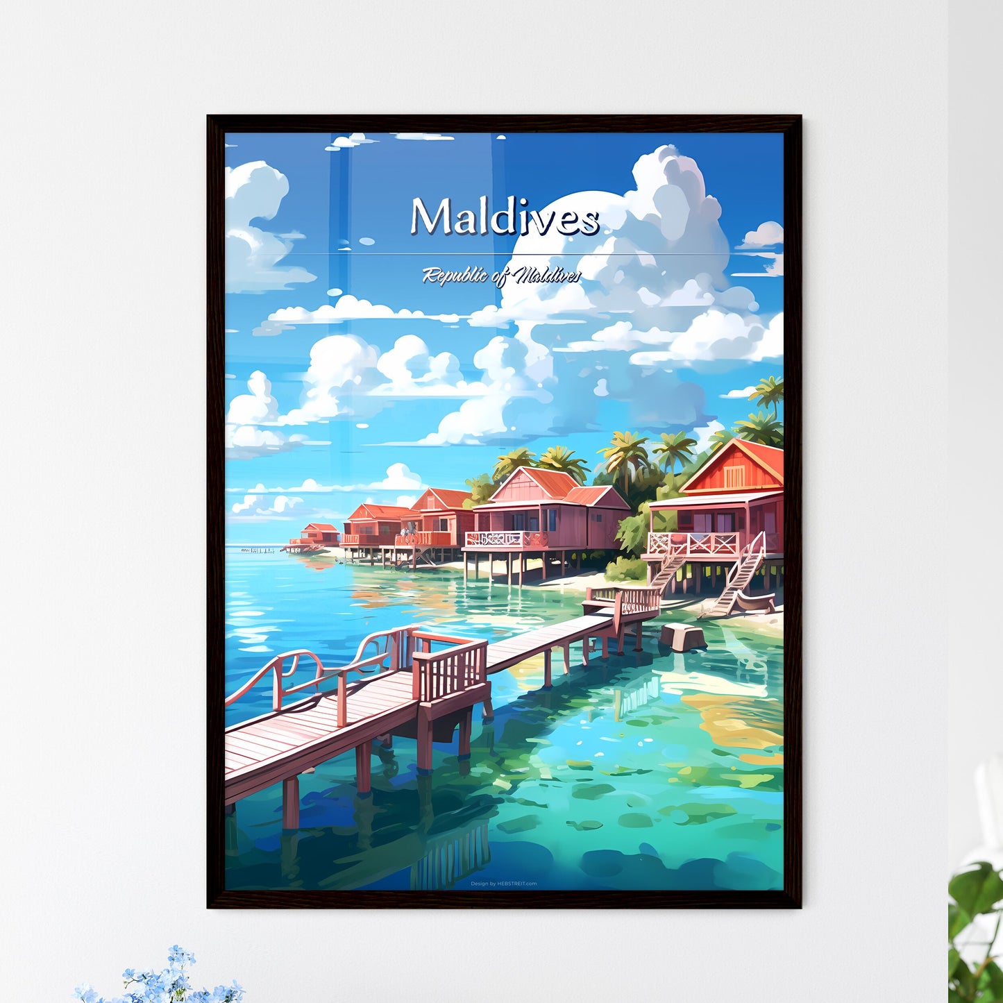 Maldives - Framed Art Print