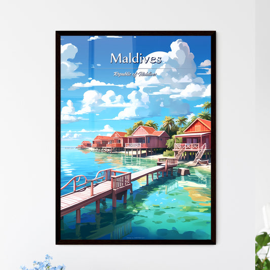 Maldives - Framed Art Print