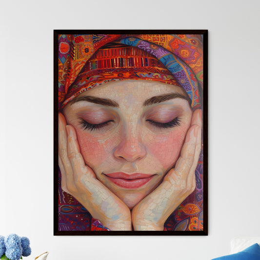 Maria of guadalupe devotional images christi - Framed Art Print