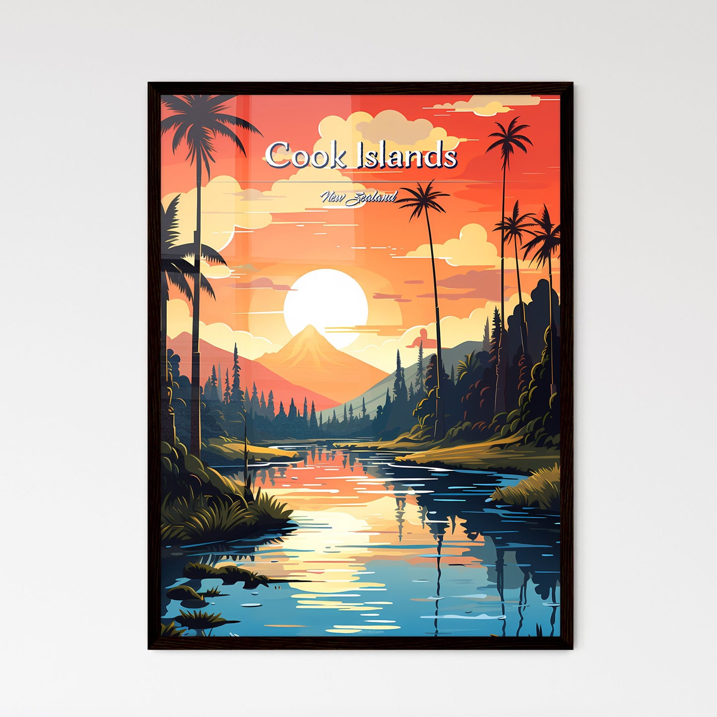 Cook Islands - Framed Art Print