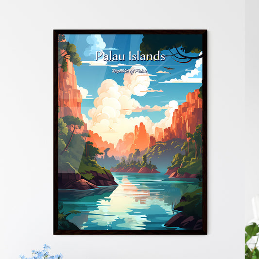 Palau Islands - Framed Art Print