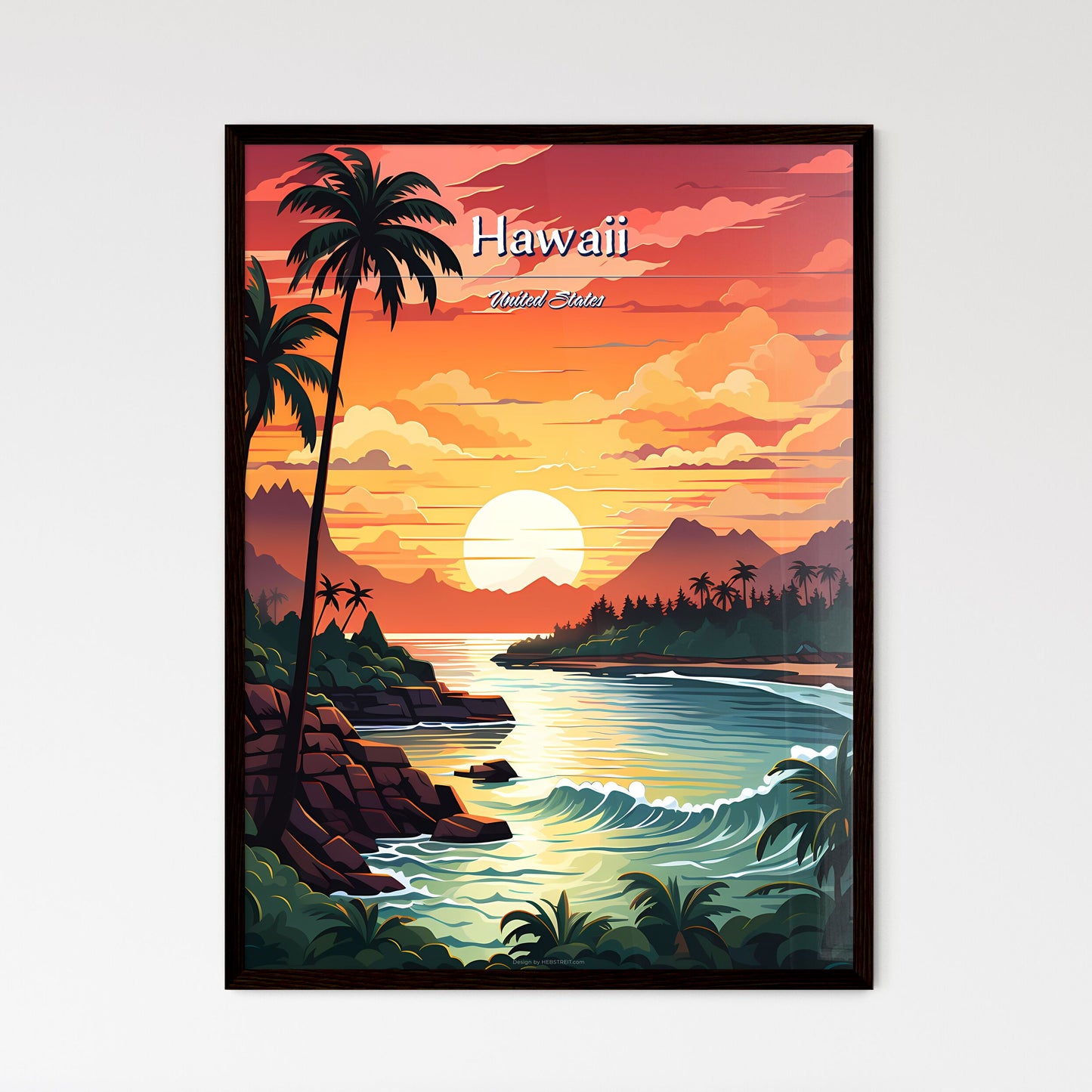 Hawaii - Framed Art Print