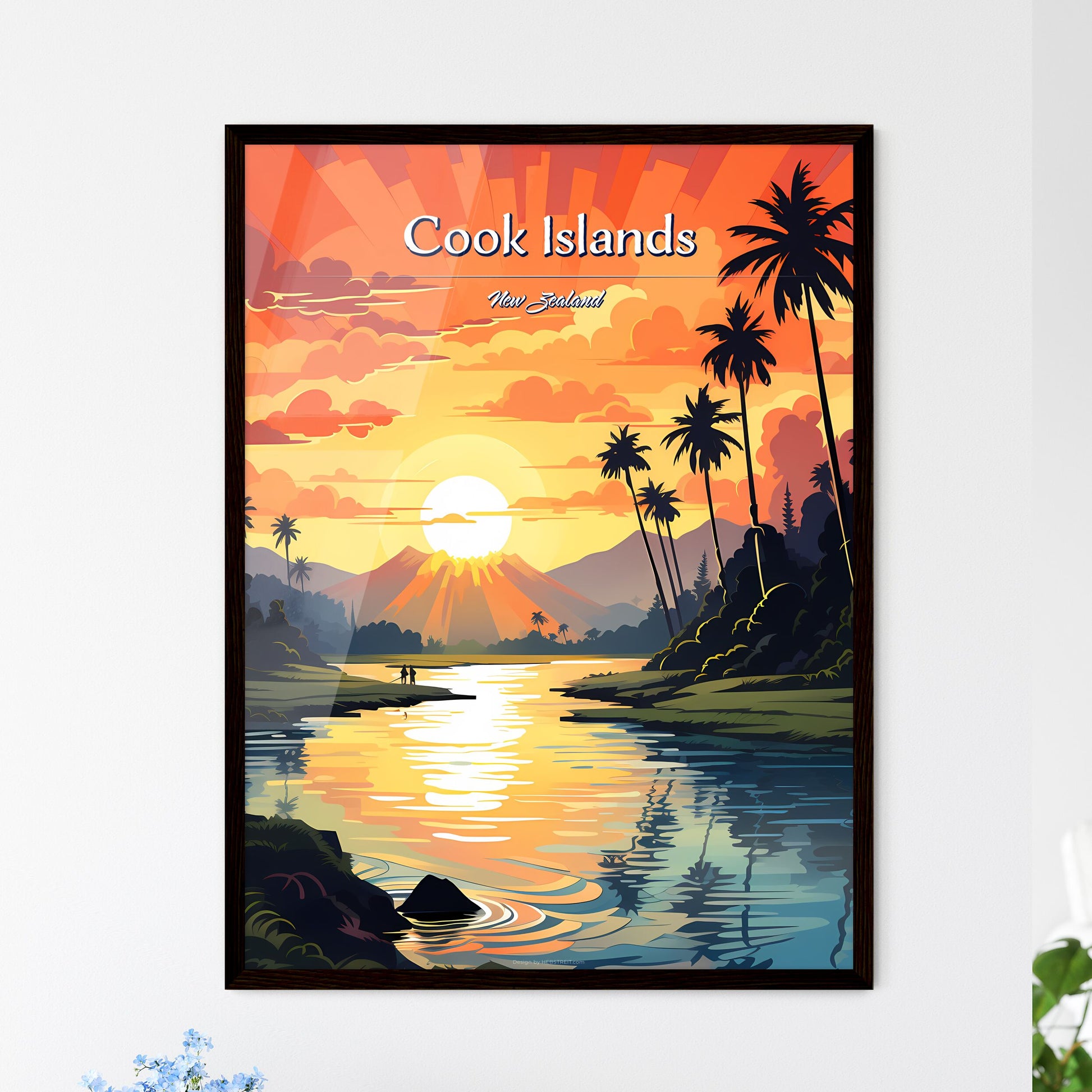 Cook Islands - Framed Art Print