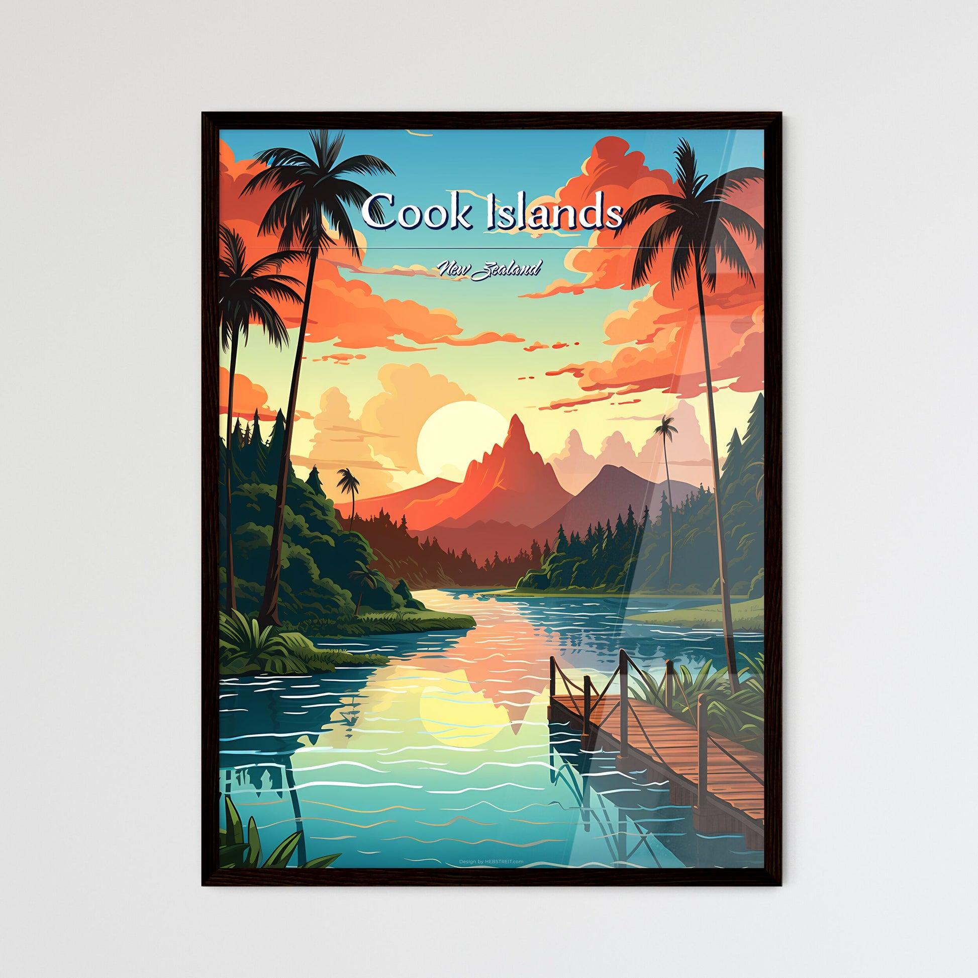 Cook Islands - Framed Art Print
