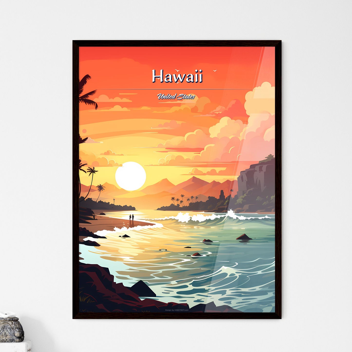 Hawaii - Framed Art Print