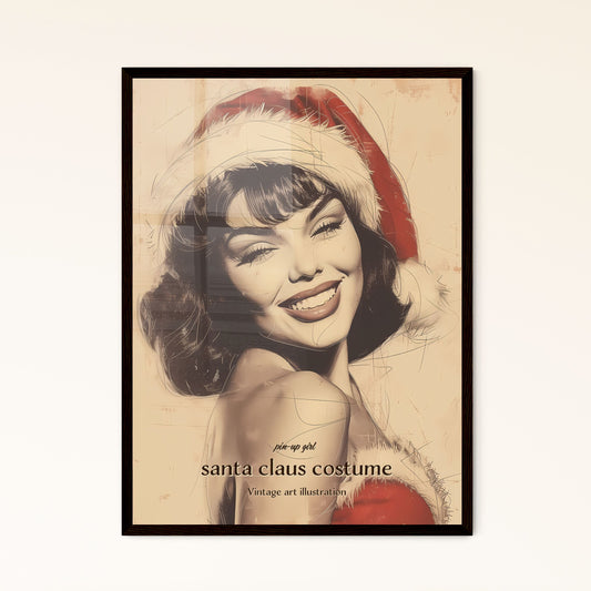 pin-up girl - Framed Art Print