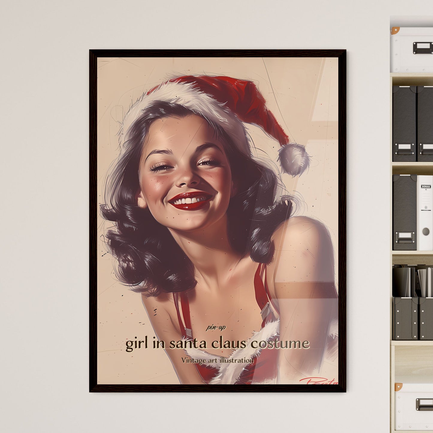 pin-up - Framed Art Print