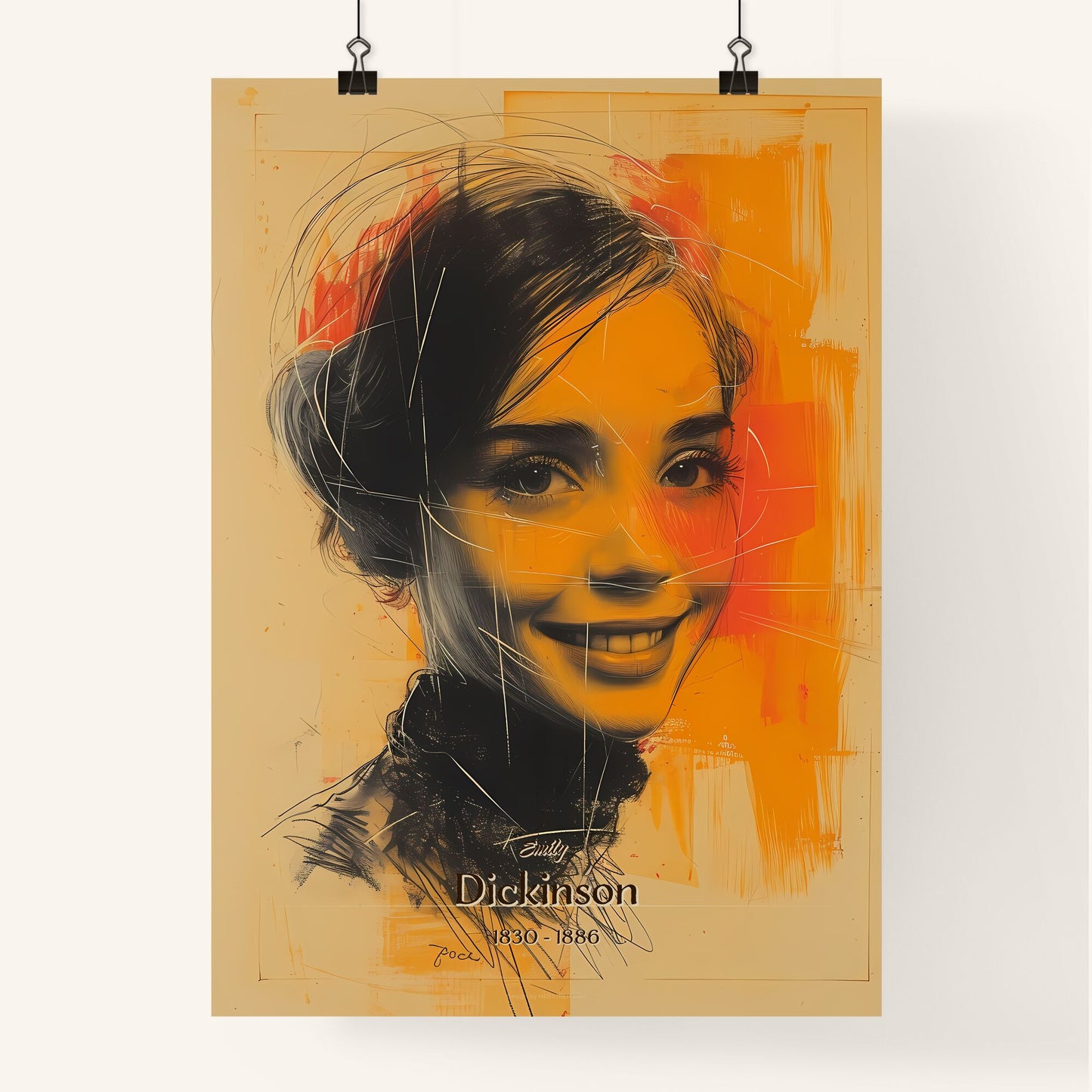 Emily - Framed Art Print