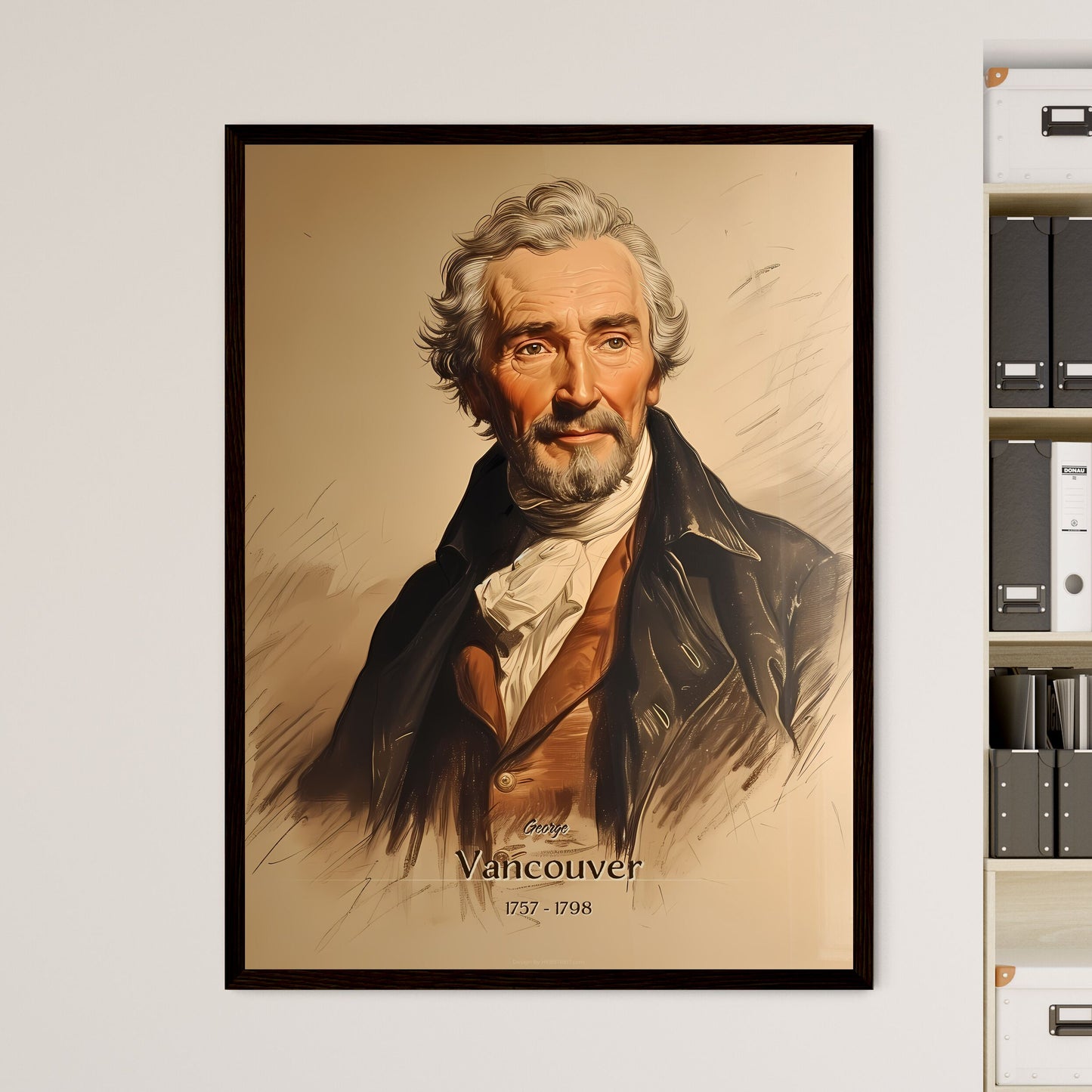 George - Framed Art Print