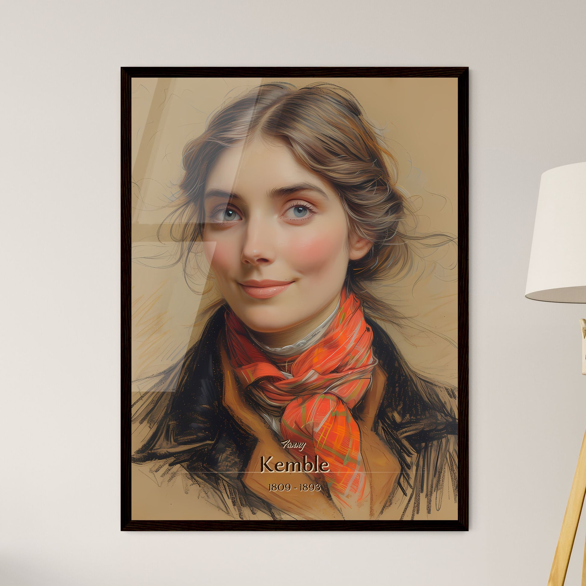 Fanny - Framed Art Print
