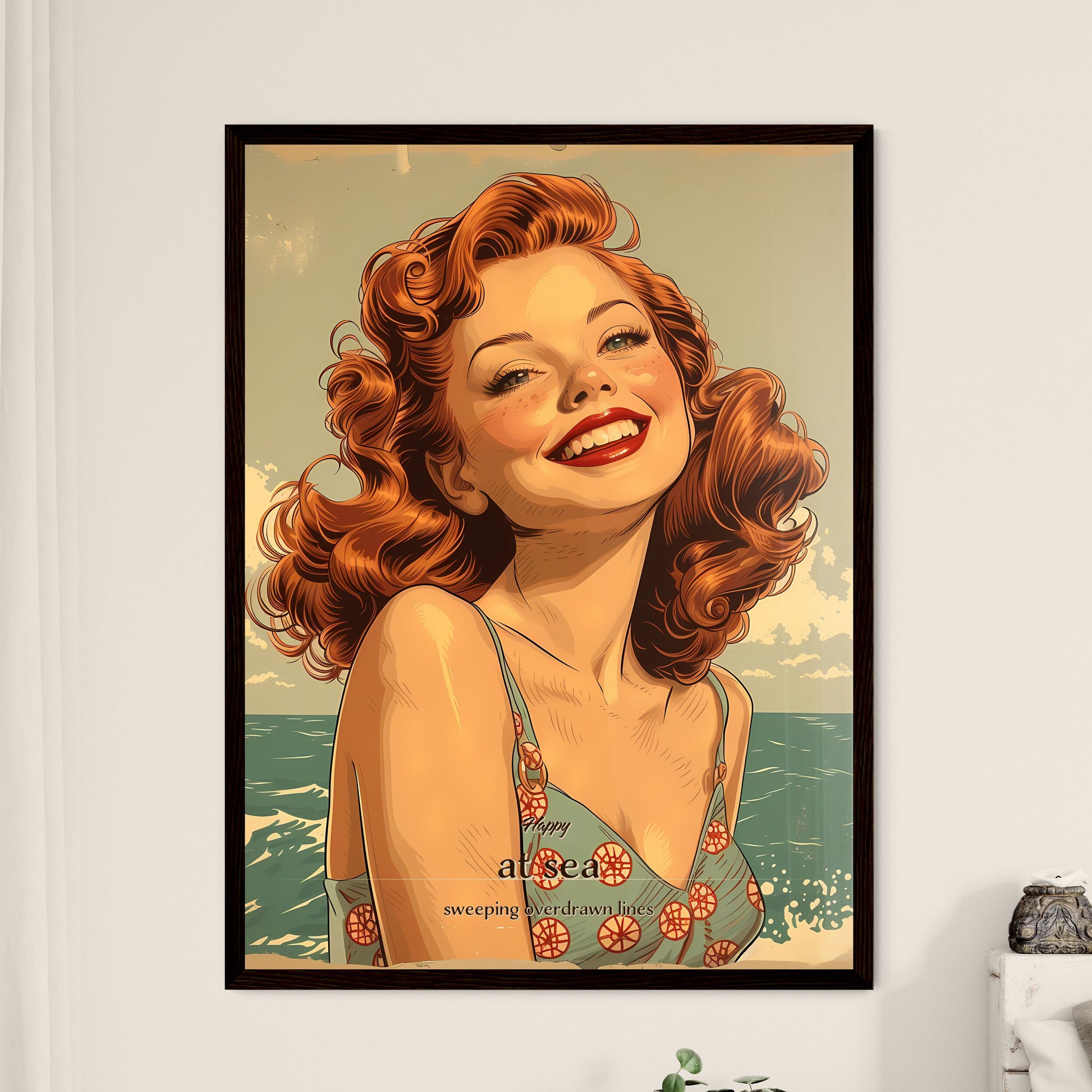 Happy - Framed Art Print