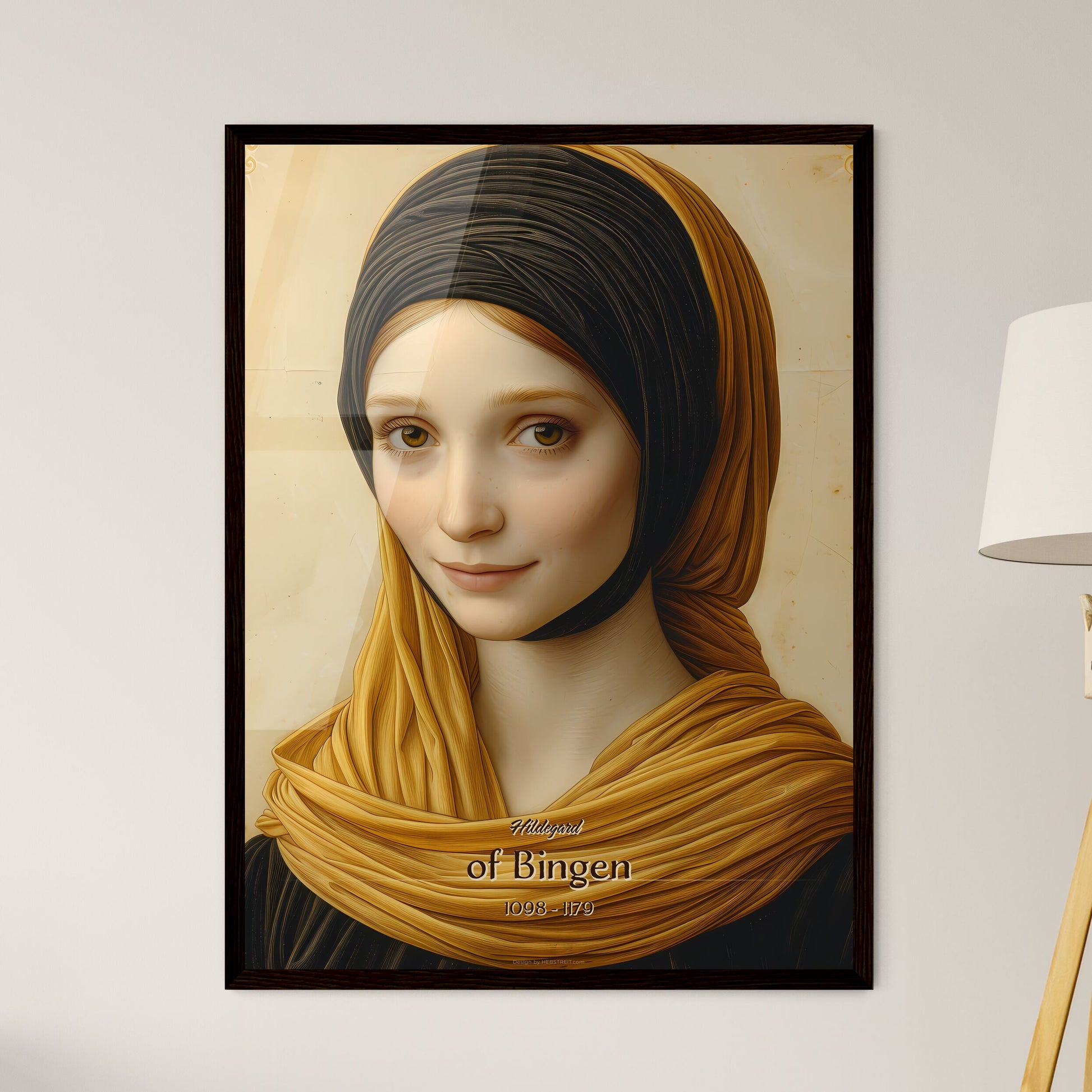 Hildegard - Framed Art Print