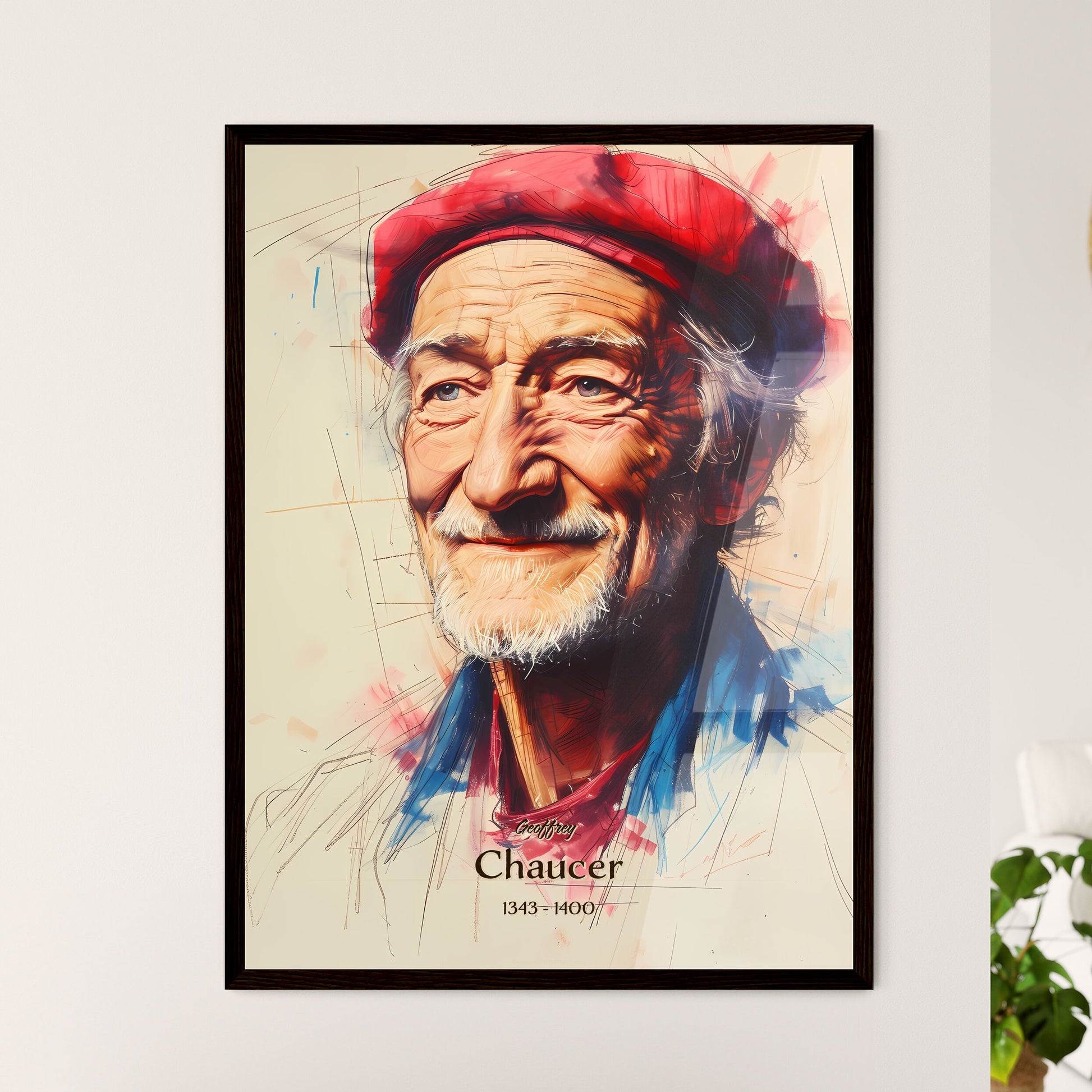 Geoffrey - Framed Art Print
