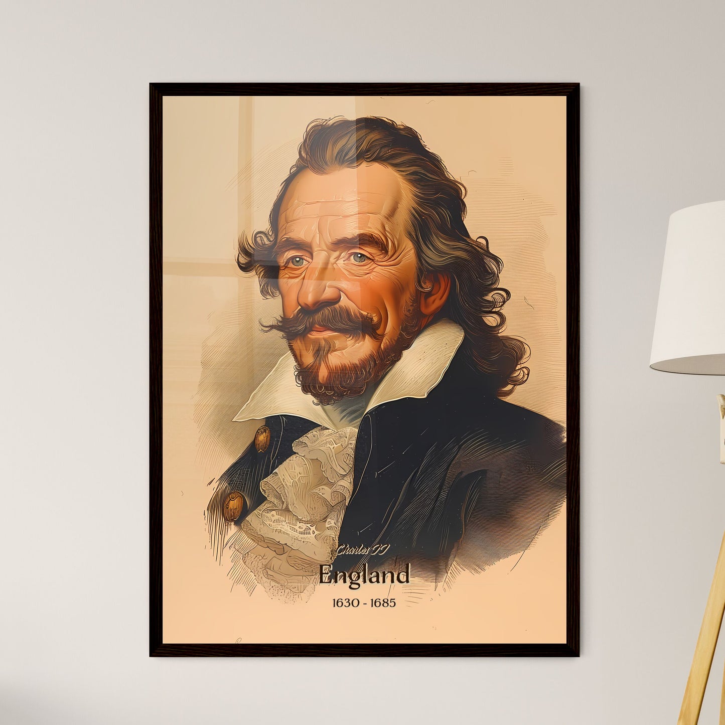 Charles II Framed Print