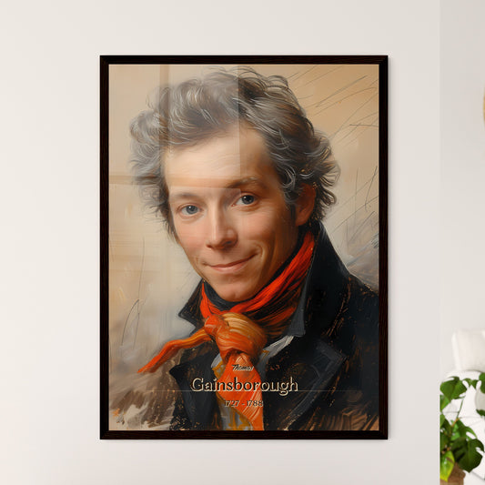 Thomas, Gainsborough, 1727 - 1788, A Poster of a man with a scarf around his neck Default Title