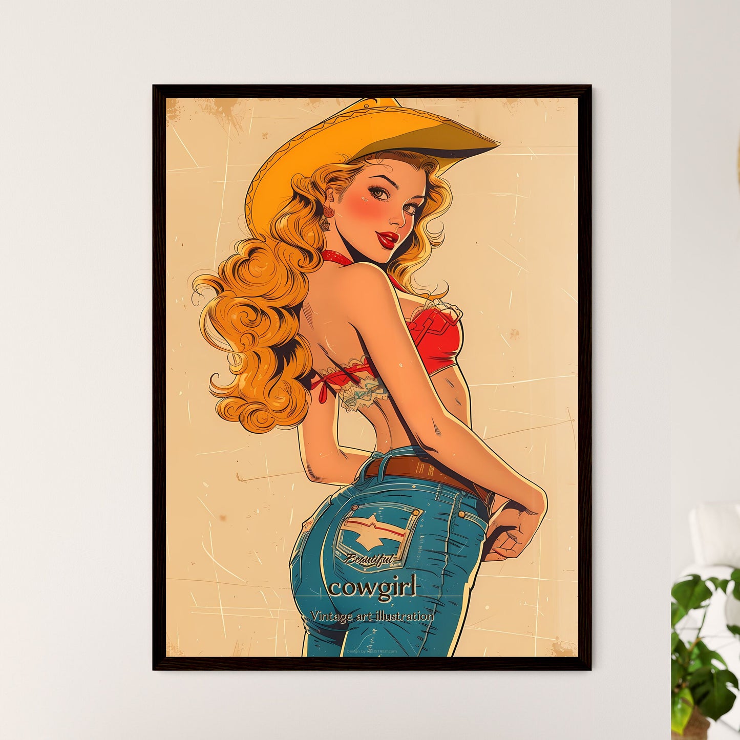 Beautiful  - Framed Art Print