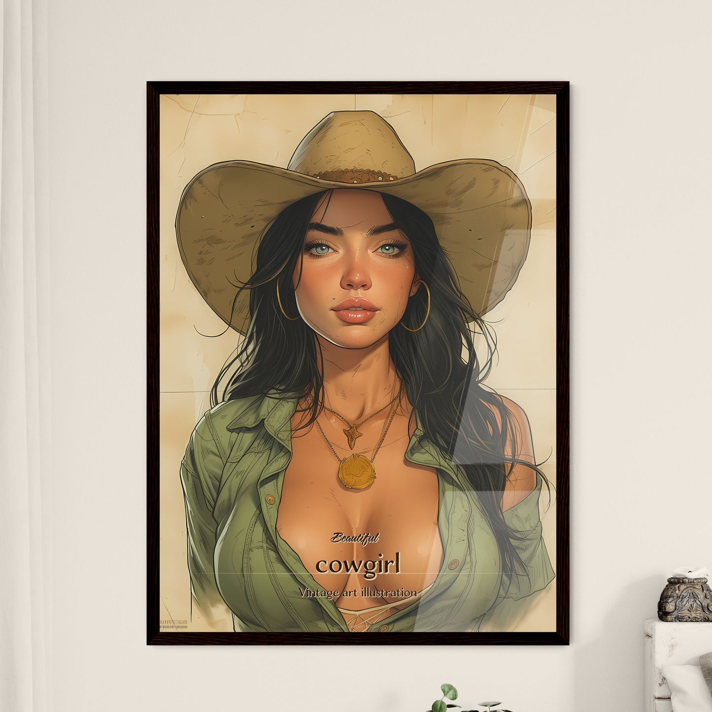 Beautiful  - Framed Art Print