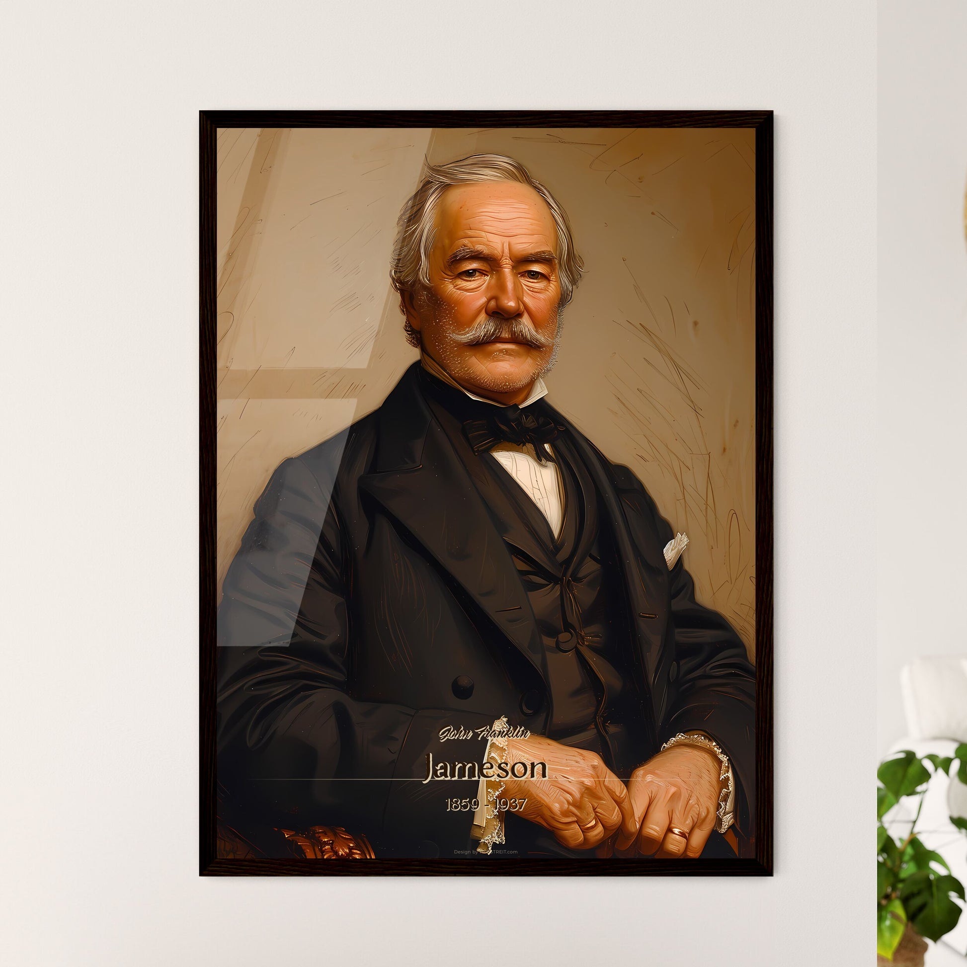 John Franklin Framed Print