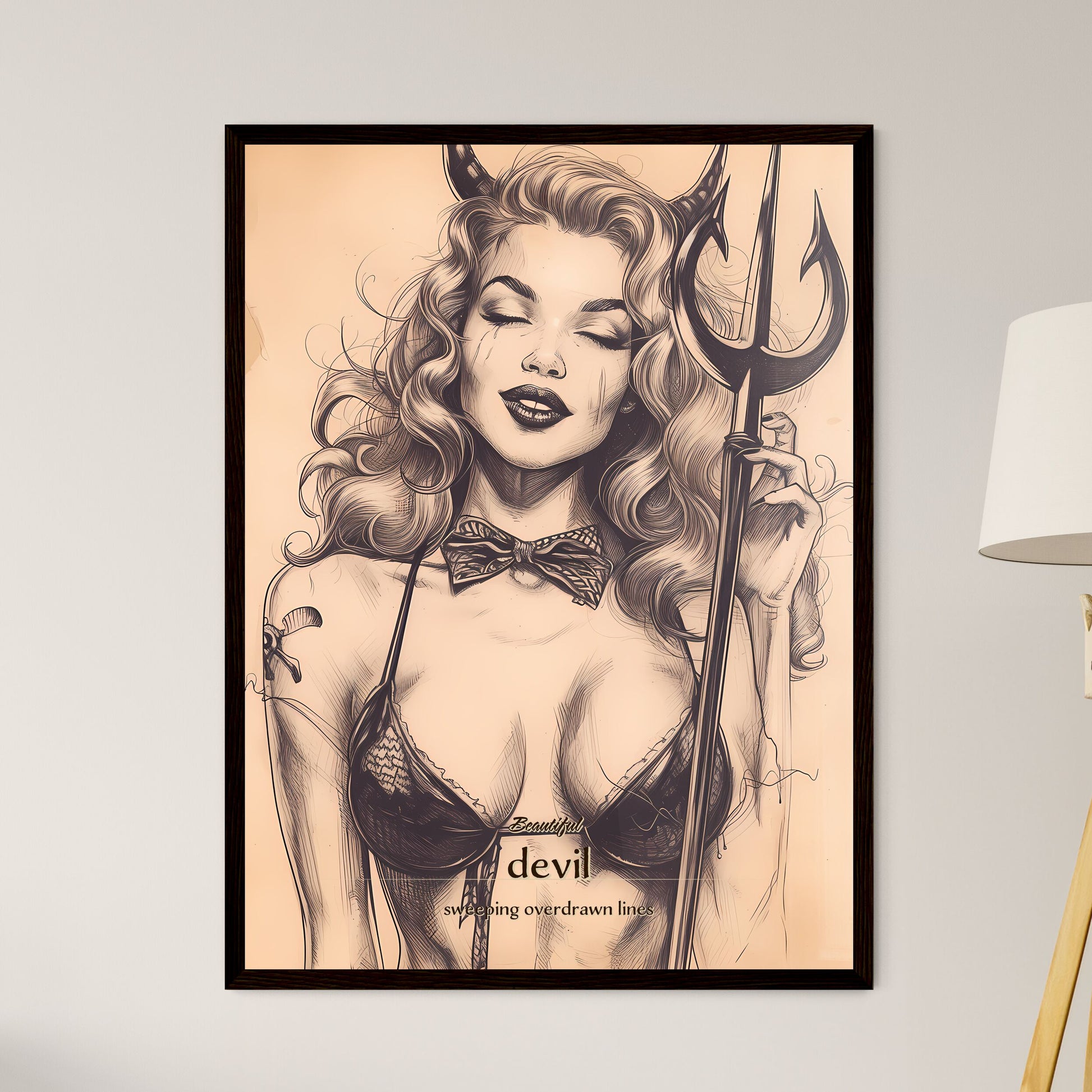 Beautiful - Framed Art Print